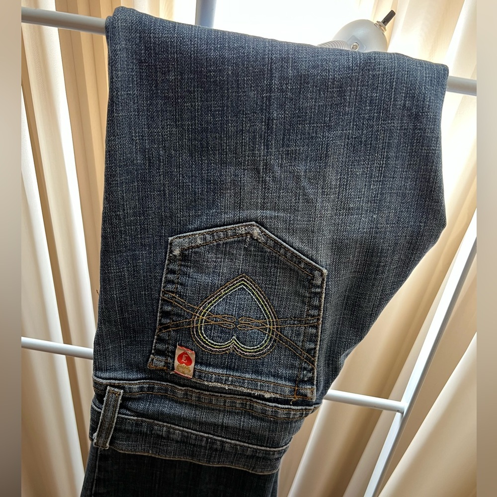 Juicy Couture Love Jeans Heart Pockets Size 26